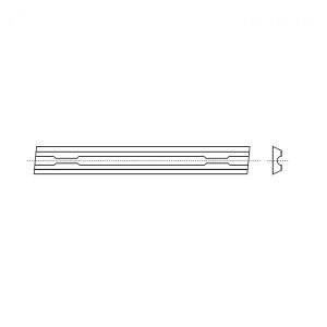 Noże do strugów elektrycznych 80,5x5,9x1,2 mm (HW - węglik spiekany) (w 2-paku)
