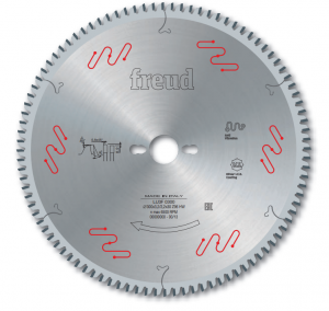 Piła do cięcia płyt obustronnie laminowanych i tworzyw sztucznych- 250 x 3,2 / 2,2 x 30 mm Z80 FREUD LU3F