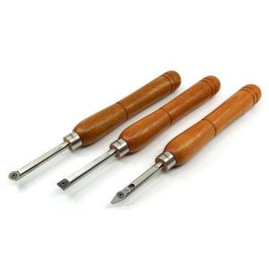 ZESTAW NAREX - 3 MINI DŁUTA TOKARSKIE Z WYMIENNYMI KOŃCÓWKAMI Z WĘGLIKA SPIEKANEGO