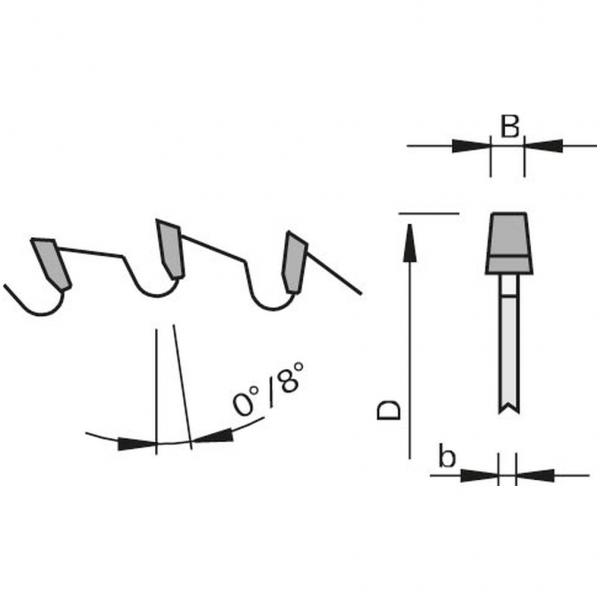 Piła STEHLE RSK-nn-System 200 x 4,4 / 5,2 x 45 Z 36