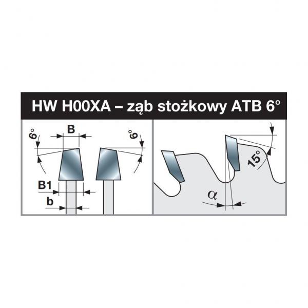 Piła podcinająca z zębem stożkowym - 125 x 4,5 - 5,7 / 3,0 x 20 mm Z24 FREUD LI25M