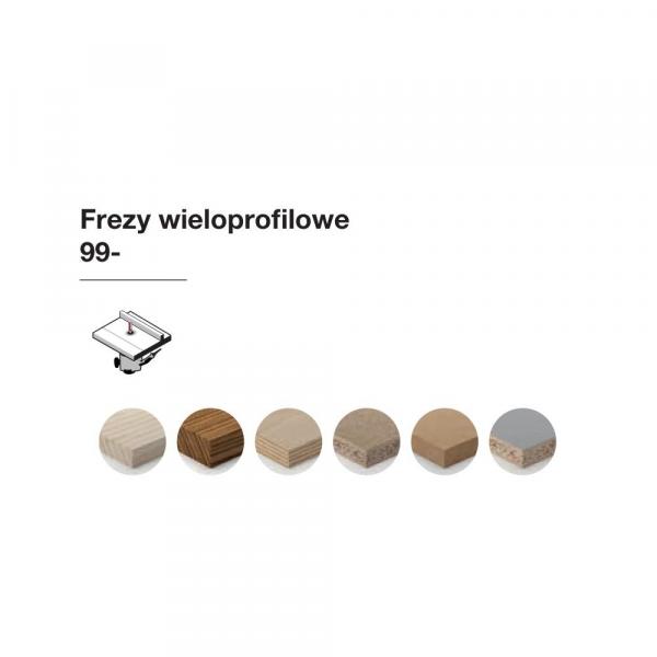 Frez wieloprofilowy x 44,40 x 29 x 77,1 x 12 R1=10,50 R2=10,50 Z2 FREUD 99-00812P