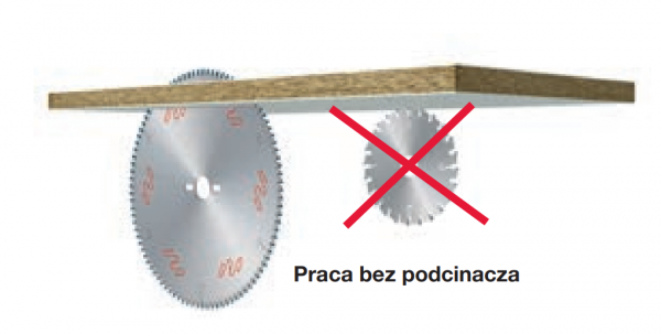 Piła do cięcia płyt obustronnie laminowanych - 250 x 3,2 / 2,2 x 30 mm Z48 FREUD LU3B