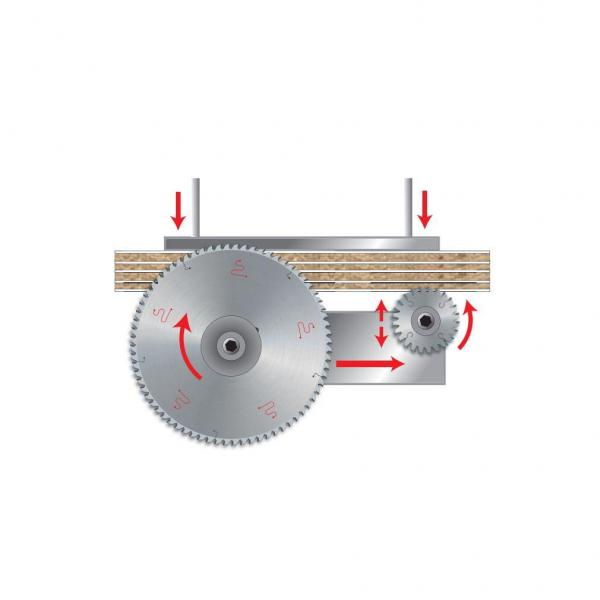 Piła przemysłowa do formatowania płyt drewnopochodnych - 350 x 4,4 / 3,2 x 60 mm Z54 FREUD LSB X