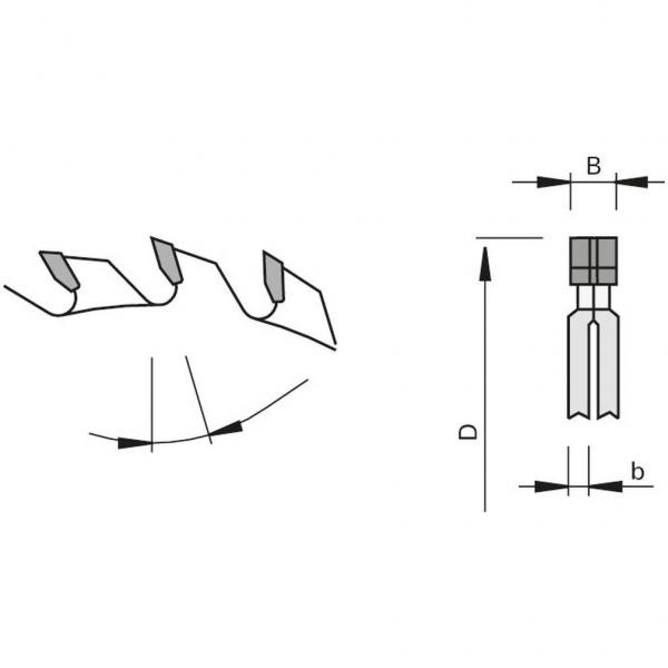 Piła STEHLE RS2 120 x 2,8 / 3,6 x 22 Z 2x12