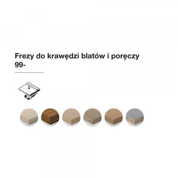 Frez do krawędzi blatów i poręczy x 63,50 x 18 x 66,2 x 12 Z2 α=15° FREUD 99-02712P