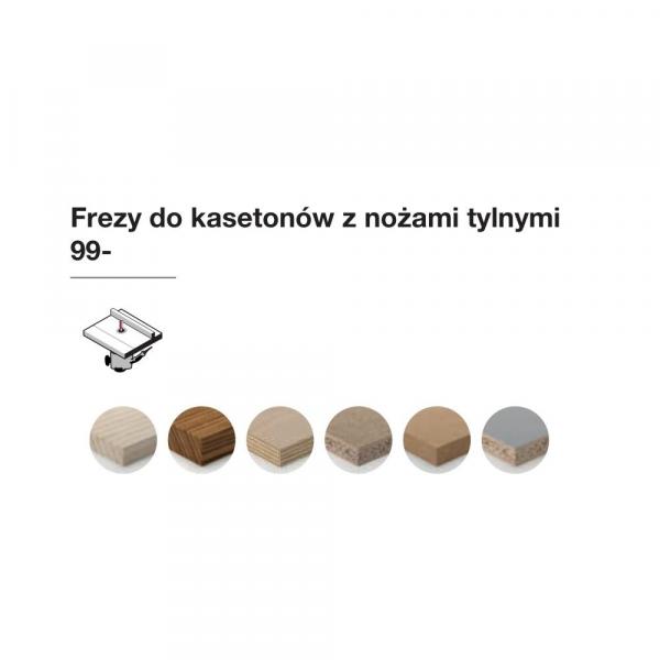 Frez do kasetonów z nożami tylnymi x 89 x 25 x 75,0 x 12 Z2 α=15° FREUD 99-56612P