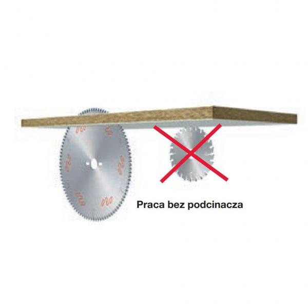 Piła do cięcia płyt obustronnie laminowanych - 350 x 3,5 / 2,5 x 30 mm Z72 FREUD LU3D