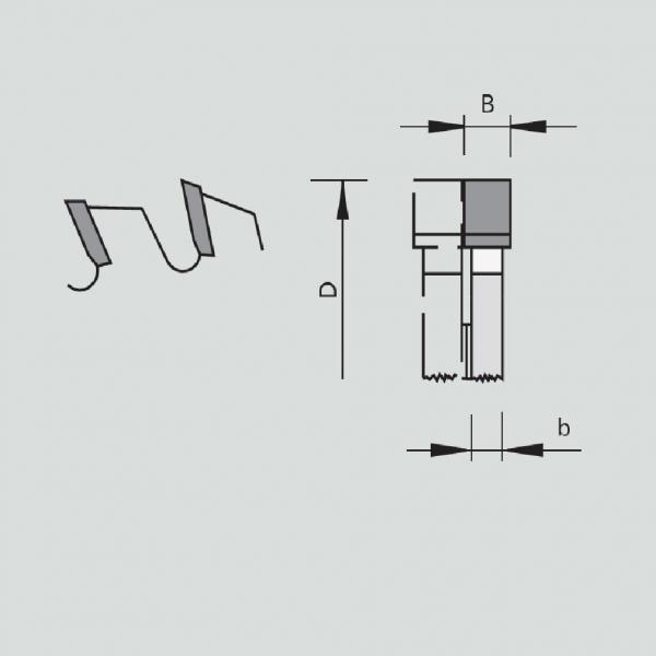Piła STEHLE GROOVING rowkująca 125 x 7 x 30MM Z=12