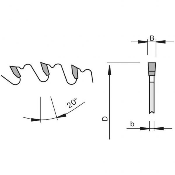 Piła STEHLE ZFL 700 x 6 / 4,5 x 30 Z 42